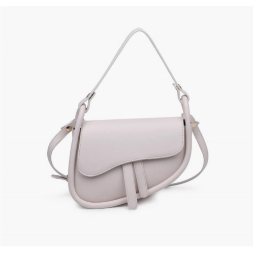 Urban Expression womens arlo saddle bag in oatmilk