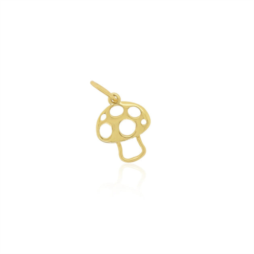 The Lovery mini gold mushroom charm