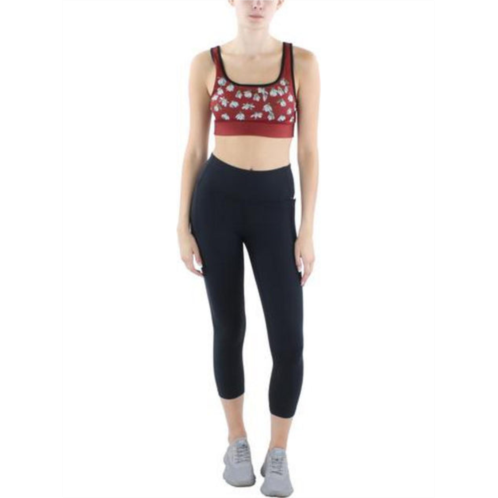 Cor womens floral scoop neck sports bra