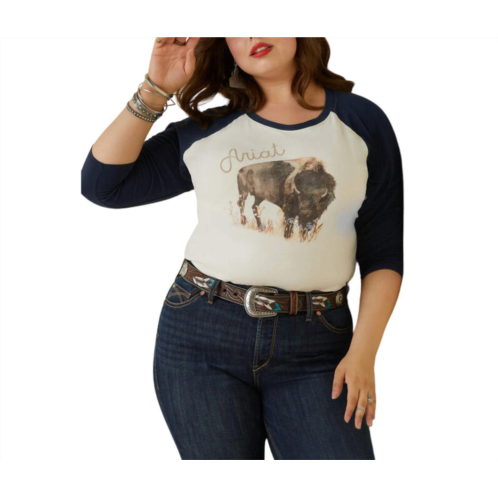 ARIAT painted dreams t-shirt in navy