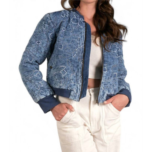 ELAN quilted jacket in navy