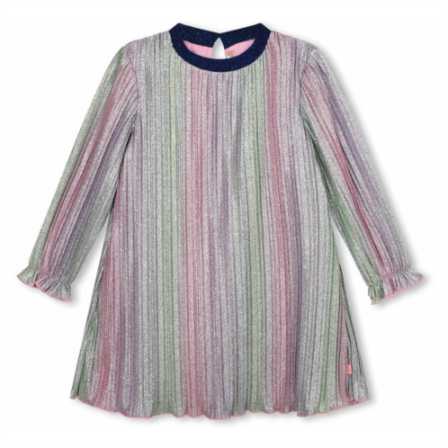 Billieblush multicolor striped iridescent dress