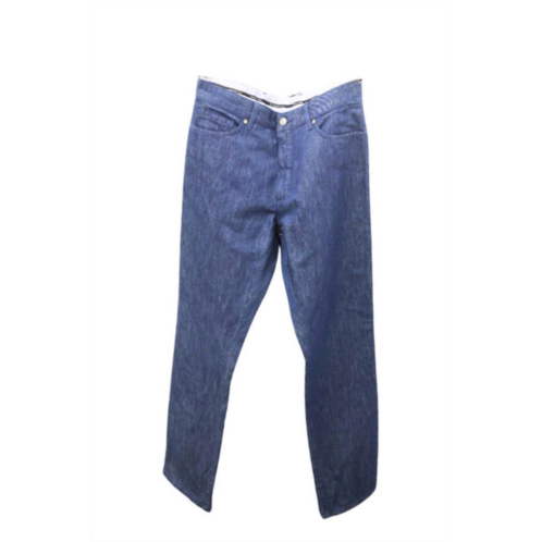 Zegna straight leg jeans in blue