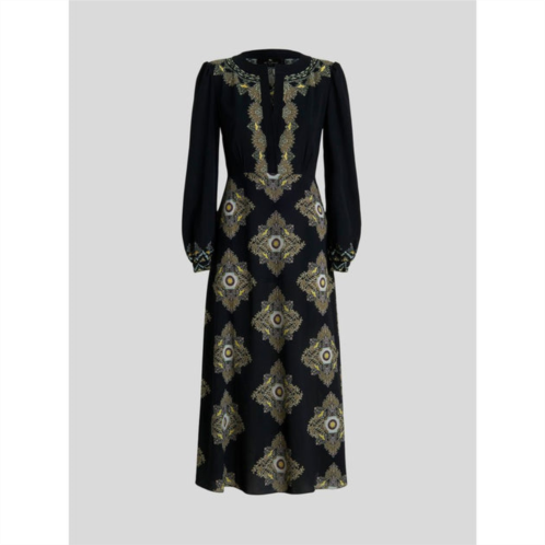 ETRO dress with ornamental motifs