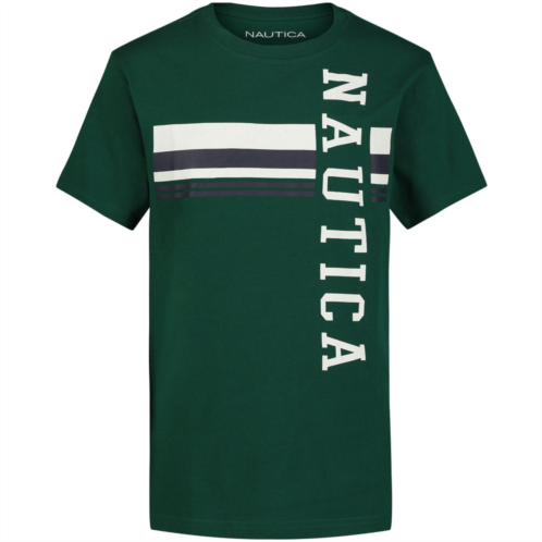 Nautica little boys varsity stripe t-shirt (2t-7)