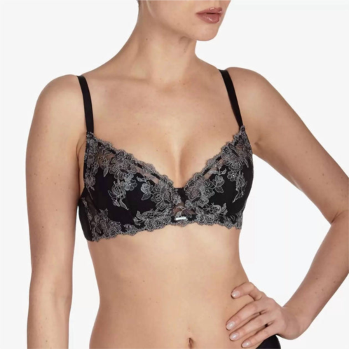 Ajour sensual bra in black