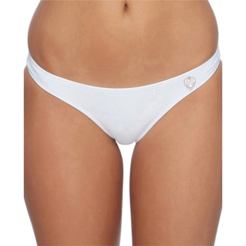 Body Glove full coverage bikini bottom in smoothies white