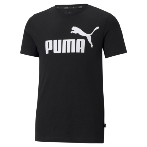 Puma big kids essentials logo tee