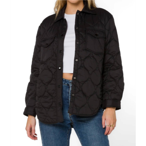 Velvet Heart bella puffer jacket in black