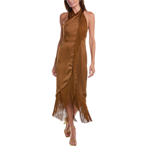 BCBGMAXAZRIA fringe cocktail dress