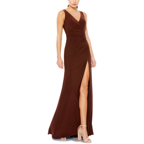 Mac Duggal faux wrap gown