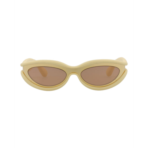 Bottega Veneta shield-frame metal sunglasses