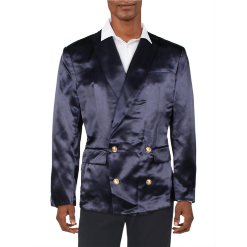 And Now This mens satin suit separate double-breasted blazer