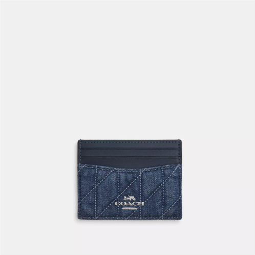 Coach Outlet slim id card case with quilting