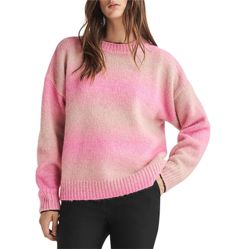 Rag & Bone womens long sleeve ribbed trim crewneck sweater