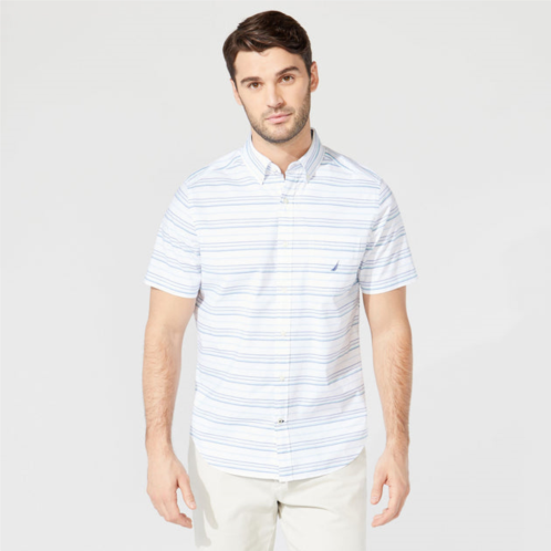 Nautica mens big & tall striped short sleeve shirt