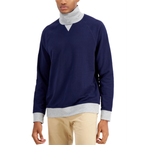 Club Room spiralite mens colorblock pullover sweatshirt