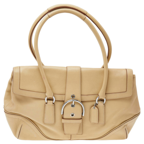 Coach soho hamptons buckle leather satchel