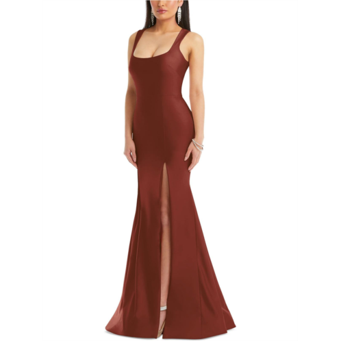 Cynthia & Sahar womens satin mermaid evening dress