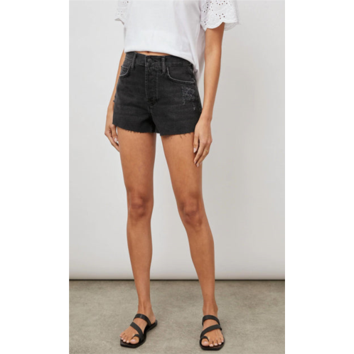 Rails fairfax denim shorts in ash black