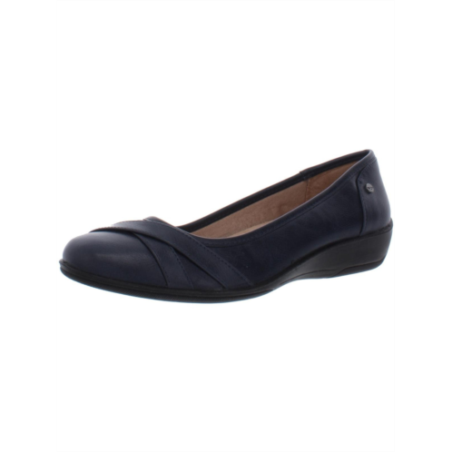 LifeStride i loyal womens faux leather closed toe ballet flats