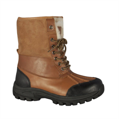 CLOUD NINE ladies sheepskin tundra boot in chestnut