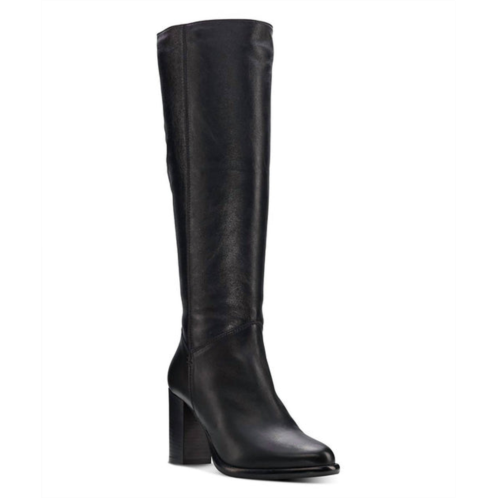 Ross & Snow michela weatherproof leather tall boot in black metallic