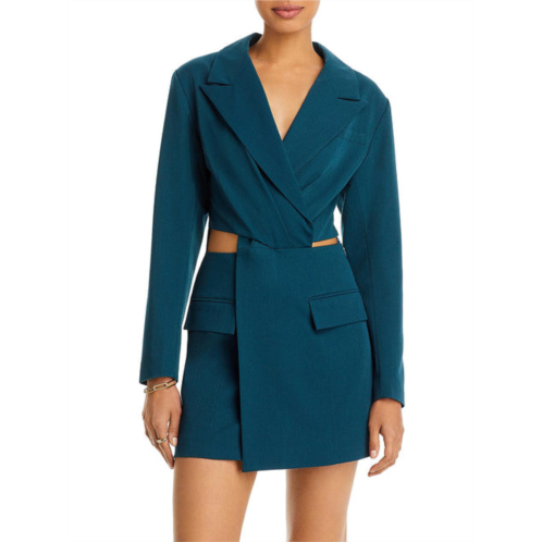 Fore womens blazer short mini dress