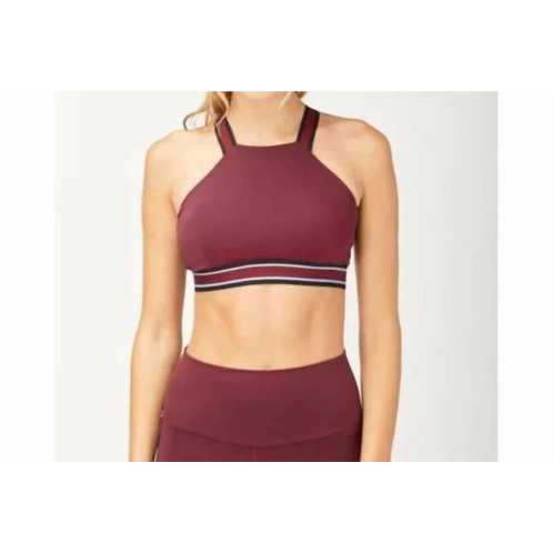 Michi speed bra in wine