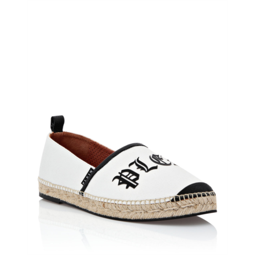 PHILIPP PLEIN canvas espadrillas gothic plein