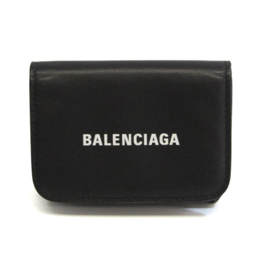 Balenciaga cash mini wallet leather wallet (pre-owned)