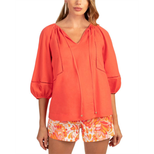 Trina Turk joplin silk-blend top