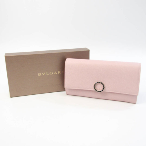 Bulgari bvlgari bvlgari leather wallet (pre-owned)