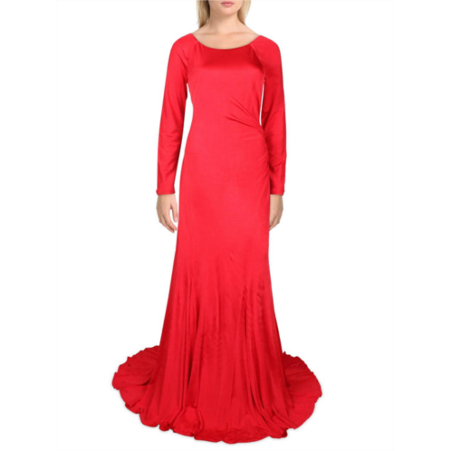 Donna Karan womens jersey low back evening dress