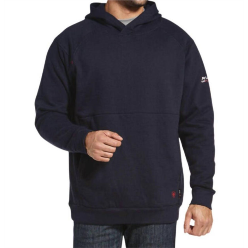 ARIAT mens rev pullover hoodie in navy