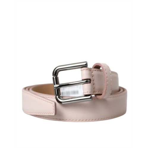 Dolce & Gabbana leather metal buckle womens belt