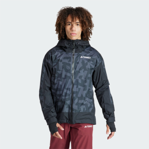 Adidas mens terrex xperior 2l insulated rain.rdy graphic jacket