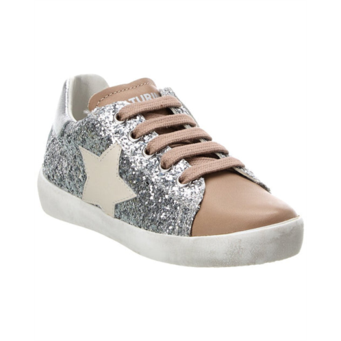 Naturino annie zip leather sneaker