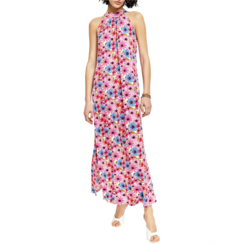 Bar III womens jersey printed maxi dress