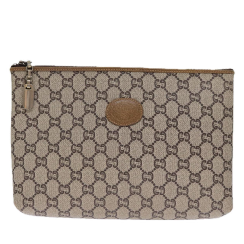 Gucci gg canvas canvas clutch bag (pre-owned)