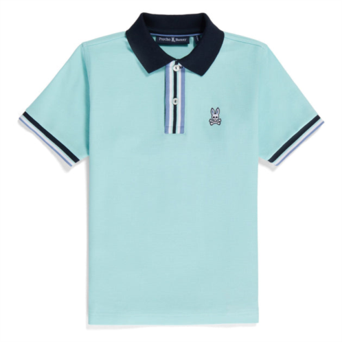 Psycho Bunny water blue bloomington pique polo