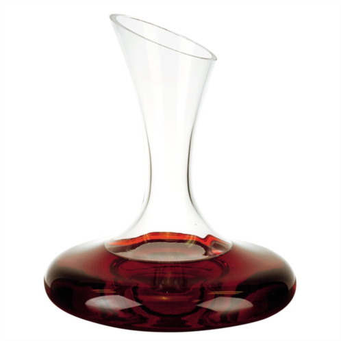 Homezia 2 x 75 x 95 mouth blown crystal lead free wine carafe 32 oz