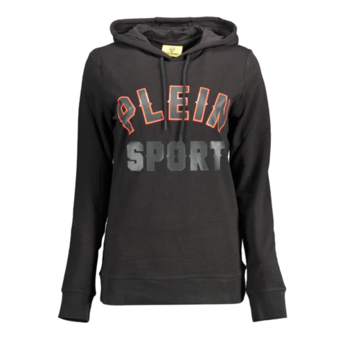 Plein Sport sleek hooded sweatshirt with bold womens accents