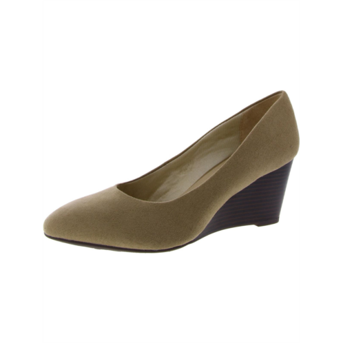 LifeStride womens round toe slip on wedge heels