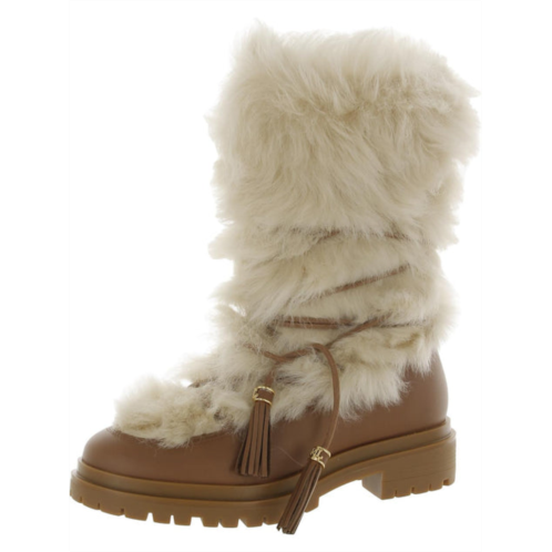 POLO RALPH LAUREN celia womens shearling leather winter & snow boots