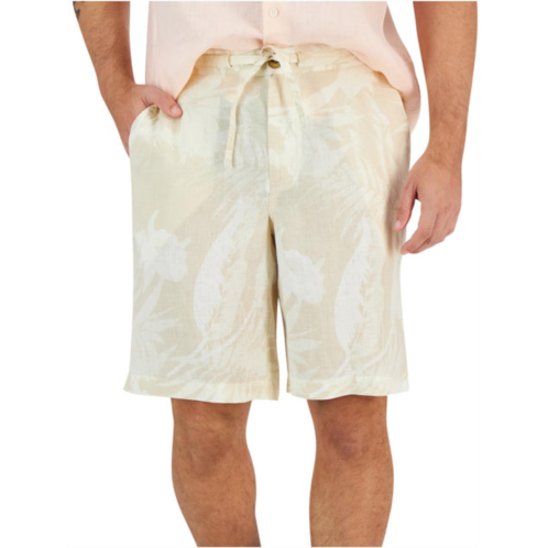 Club Room mens linen floral casual shorts