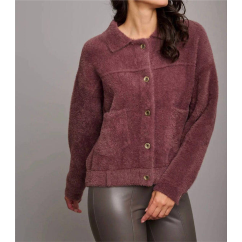 RINO & PELLE bubbly jacket in prune