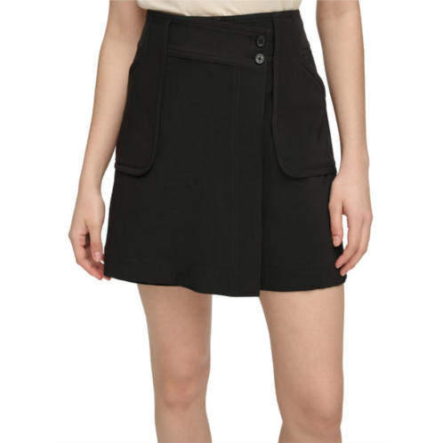 Calvin Klein womens crepe mini skort