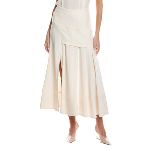 3.1 Phillip Lim crepe a-line skirt