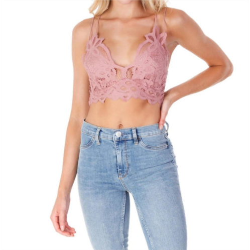 Free People adella bralette in rose